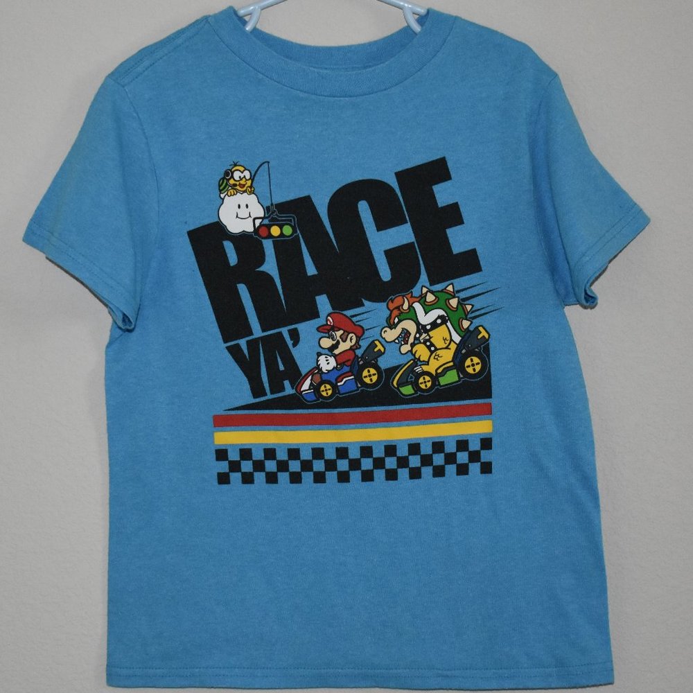 Kids - Super Mario 'Race Ya' Short Sleeve Shirt